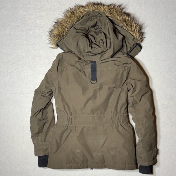 TNA Olive Fur-Lined Ski Jacket - Picture 11 of 16
